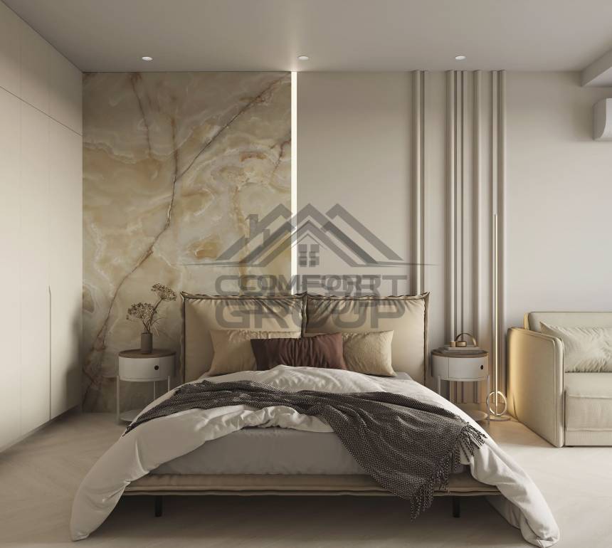 Двухкомнатная квартира в современном стиле с элементами минимализма, ЖК Олимпия